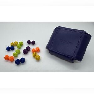 Ralph Lauren Multicolor Knot Cufflinks in Purple Case, New